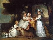 Gilbert Stuart Children of the Second Duke of Northumberland Spain oil painting artist